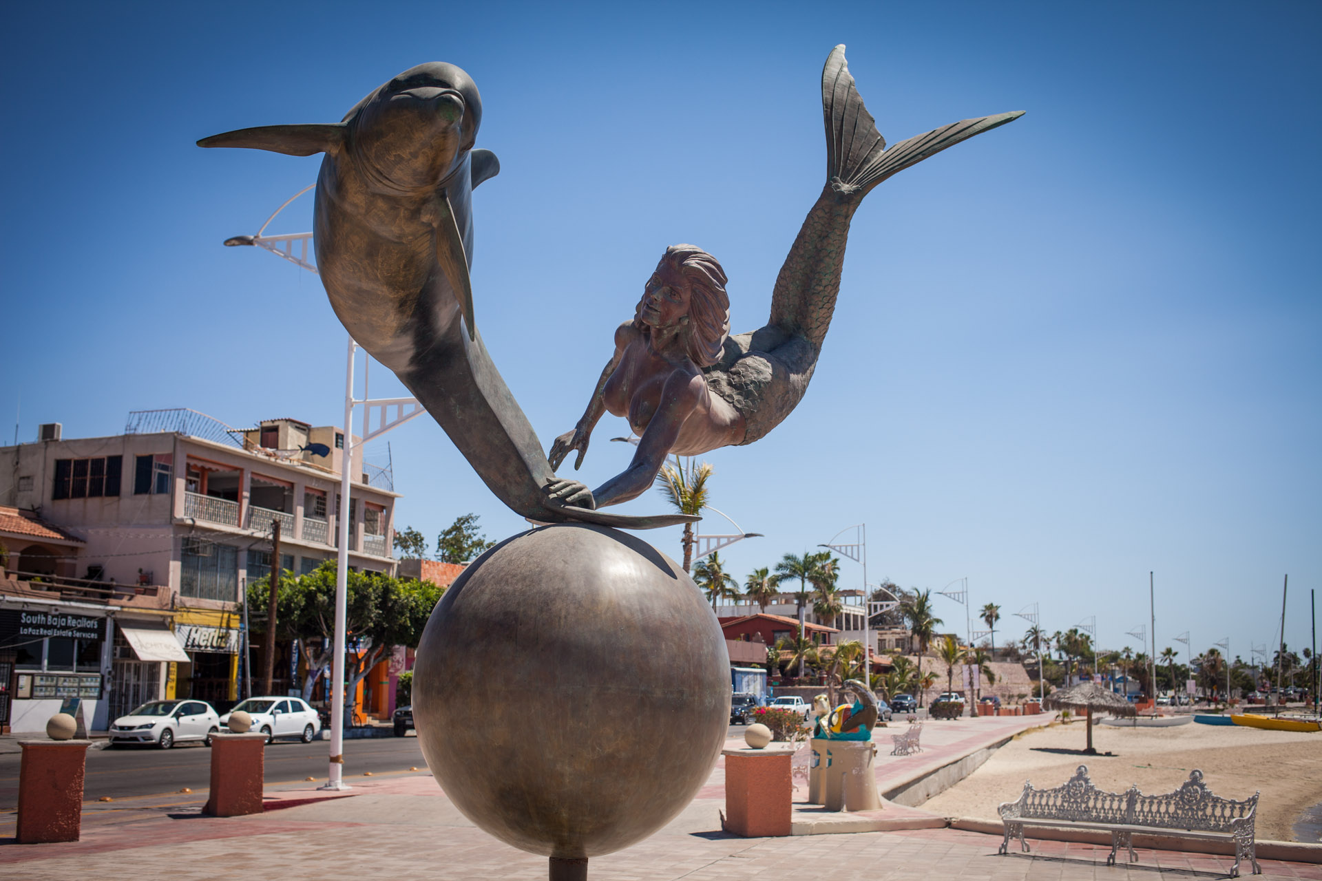 Sculptures on the malecon