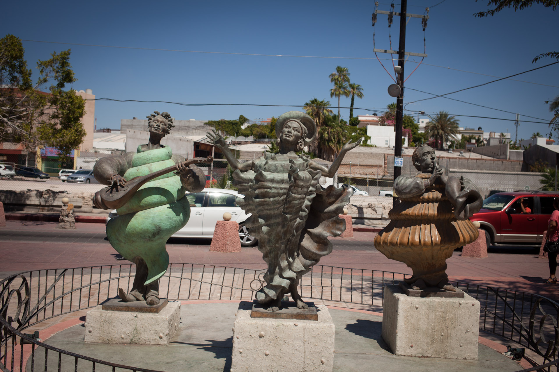 Sculptures on the malecon